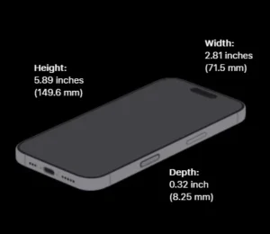Size and Weight iPhone 16 Pro