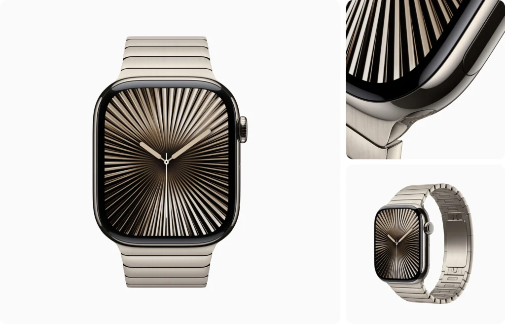 Apple Watch Series 10 Titanium case titanium-natural
