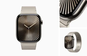 Apple Watch Series 10 Titanium case titanium-natural
