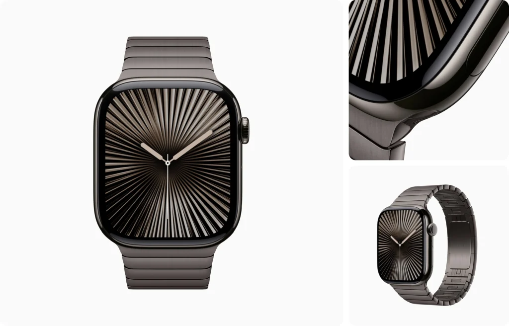 New Apple Watch Series 10 Titanium case titanium-slate
