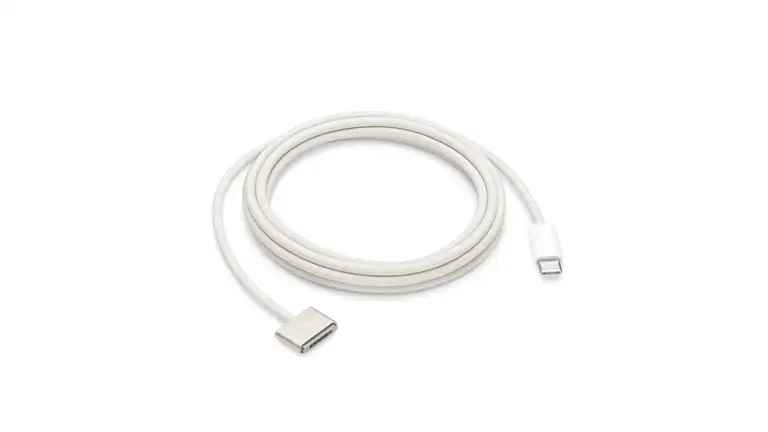 Apple USB-C to MagSafe 3 Cable (2m) Starlight maccity bd Apple USB-C to MagSafe 3 Cable (2m) Starlight maccity bd