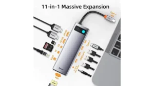 Baseus Multifunctional Type-C 11-in-1 HUB Metal Gleam Series Docking Station
