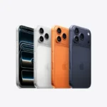 iPhone 17 Pro and 17 Pro Max Silver, Cosmic Orange, Deep Blue