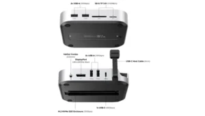 Ugreen Mac Mini M4 Docking Station with Stand DP Hub