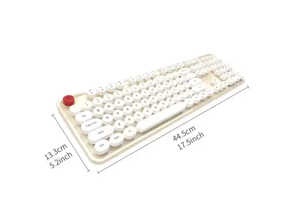 Coteci 84018 104 Keys Wired Keyboard