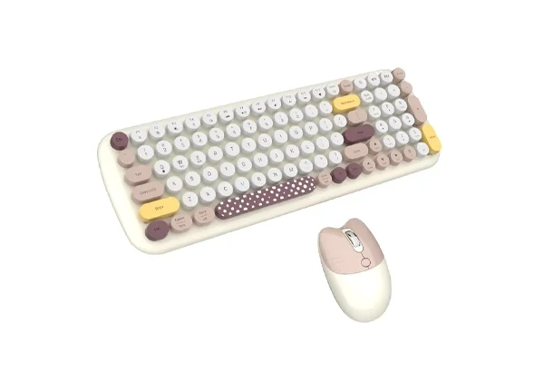 Coteci 84023 Dual-mode Wireless Keyboard + Mouse Set