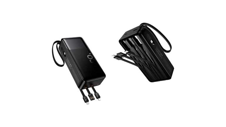 Hoco J156B 22.5W 30000mAh Powerbank with four Cables maccity bd Hoco J156B 22.5W 30000mAh Powerbank with four Cables