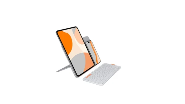 Logitech Flip Folio iPad Pro 11-inch (M4 & M5), iPad Air 11-inch (M2 & M3), iPad Air (5th gen) Pale Grey