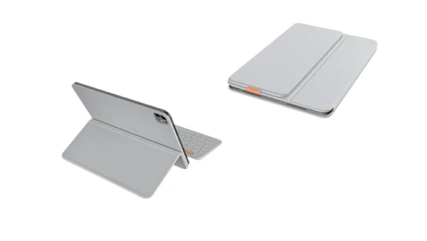 Logitech Flip Folio iPad Pro 11-inch (M4 & M5), iPad Air 11-inch (M2 & M3), iPad Air (5th gen) Pale Grey