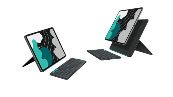 Logitech Flip Folio iPad Pro 13-inch (M4 & M5), iPad Air 13-inch (M2 & M3) Graphite