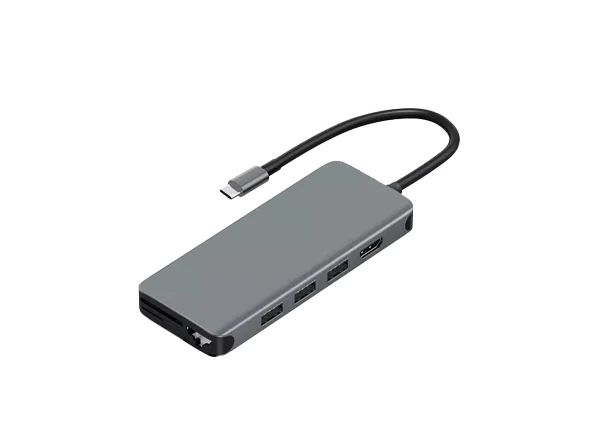 WiWU Alpha 12 in 1 Type C Hub Aluminum Alloy Multi-function