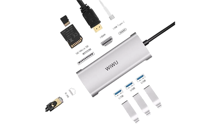 WiWU Alpha 8 in 1 USB-C Hub A831HRT macccity bd 1