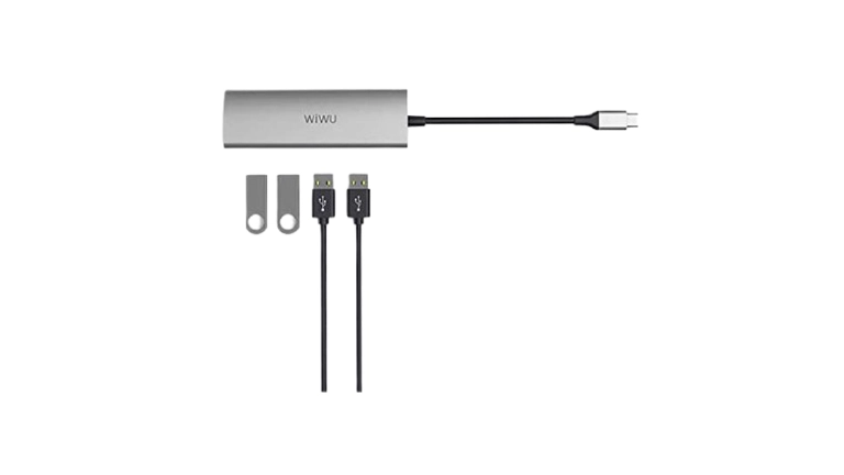 WiWU Alpha A440 4 in 1 USB-C Hub macccity bd 1